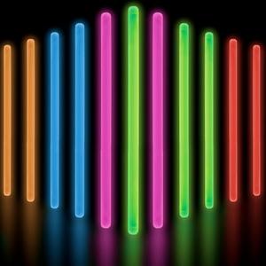 Glow Fever Glow Sticks Bulk Party Pack - 10" Large Glow Sticks - Neon Accessories Light Sticks Glow in The Dark Party Supplies for Concert, Wedding, & Birthday by Party Dragon - Assorted