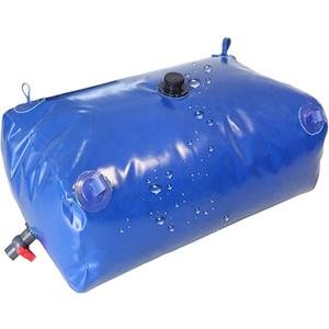 Portable Water Storage Bladder, Collapsible Water Bladder Tanks, Large-Capacity Water Storage Container, Agricultural Emergency Water Storage Tank for Farm Garden Field ( Color : Blue , Size : 350L )