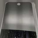 Shower Mirror Fogless for Shaving Anti-Fog Frameless Wall Hanging Makeup,11.81" L x 7.87" W,Darkgrey