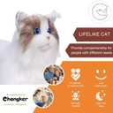 Chongker Stuffed Animals Handmade Realistic Cat Plush Toy for Elderly Adults Women Kids Cat Pet Lover Surprise Gifts (White)