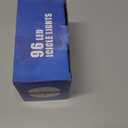 Qunlight Orangie 8 Modes LED Icicle Lights, 9.8 FT 96 LED Fairy String Lights Plug in Extendable Curtain Light String Christmas Lights for Bedroom Patio Yard Garden Wedding Party (Cool White)