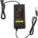 New 24V 5A Battery Charger for Electric Bike, Wheelchair, Mobility EA1065, S150 180 X-CEL, Jazzy 1107,1121, 1121 HD, 614, 614 HD Smart Automatic with 3-Pin Male XLR Connector