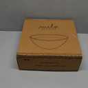 Mela Artisans Scalloped Decorative Wooden Bowl | 12 Inch Mango Wood Fruit & Serving Bowl | Natural Grain Finish | For Kitchen Counter | Snacks | Desserts | Bread | Handcrafted Home Decor (Large (Single))