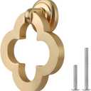 Gold Cabinet Knobs, Zinc Alloy Cupboard Drawer Knobs With Screws for Dresser (16)