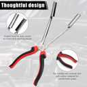 2 Pack Spark Plug Wire Removal Tool Kit Includes Spark Plug Boot Removal Tool and Pliers Pulling Tool,wire Puller Removal Tool Pliers(Red)
