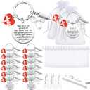 Sureio 36 Pcs Nurses Week Gifts Bulk 2026 Nurse Gift Keychain Appreciation Nursing Medical Assistant Graduation Present (Silver)