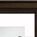 Golden State Art, 11x14 Brown Color Photo Frame, 2-inch wide, with Ivory Mat for 8x10 Picture & Real Glass