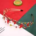 mokkia Cinco De Mayo Headband for Women Mexican Accessories Enamel Chili Sombrero Hairband Jeweled Rhinestone Headband Mexican Fiesta Outfits Holiday Gifts (Mexican B)