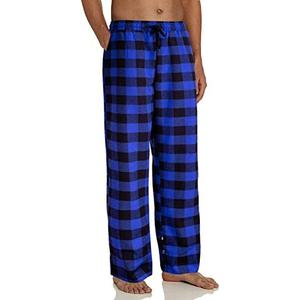 Alimens & Gentle Mens Heavyweight Flannel Plaid Pajama Pants 100% Cotton Sleep Lounge Pant 4XL