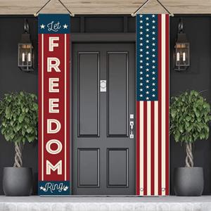 4th of July Decorations Outdoor Patriotic Memorial Day Decor, Independence Veterans Labor Day Hanging American Flag and Banner Wreath, Stars and Stripes Porch Sign Party Supplies - Red White Blue 2025 4th of July Decorations Outdoor Patriotic Memorial Day Decor, Independence Veterans Labor Day Hanging American Flag and Banner Wreath, Stars and Stripes Porch Sign Party Supplies - Red White Blue 2025