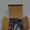 Blulu 4 Pack Ski Carrier Straps Adjustable Shoulder with Cushioned Fastener Tape Strap Loop Strong for Adults Kids (Black)