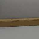13FT Stair Railing Indoor Wall Mount, 500lb Black Handrail