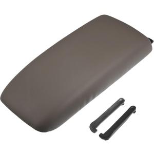 X AUTOHAUX Center Console Lid Latch Armrest Lid for Toyota Tacoma 1995-2000 for Toyota 4Runner 1996-1998 58905-35040-E0 Brown