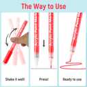 36 Colors Extra Fine Tip Paint Markers Pens, Premium Acrylic Paint Pens For Rock Painting, Canvas, Wood, Glass, Ceramic, Fabric, Acrylic Markers Set for Painting Supplies