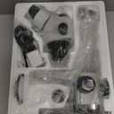 Swift S7-TGL-CA05 Trinocular Stereo Microscope, 7X-45X Zoom, WF10X Eyepieces, Gooseneck & Transmitted LED Lights, Pillar Stand, 110V