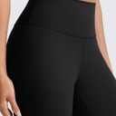 CRZ YOGA Butterlift Workout Leggings 25" - High Waisted Pilates Gym Athletic Womens Yoga Pants Buttery Soft (Black, XL)