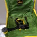 Bright Starts John Deere Pop 'N Sit Portable Booster Chair, Floor Seat, Indoor/Outdoor Use, Compact Fold, Green and Yellow, 6 Mos - 3 Yrs