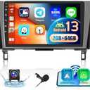 5Ghz WiFi 2G+64G Android 15 Radio for Nissan Rogue X-Trail Qashqai 2014-2018 Car Stereo with Wireless Carplay Android Auto,5.0 Bluetooth,EQ,9inch IPS Touchscreen,GPS,FM/RDS SWC Backup Camera MIC