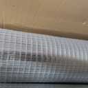 16 Gauge Galvanized Hardware Cloth 48in x 100ft Silver 1 inch Welded Garden Fence Roll for Gardens, Chicken Coops & Poultry Animal Netting Cage