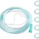 5 Pack Soft Oxygen Nasal Cannula for Adult, 8.2 feet Standard Nasal Cannula Tubing for Oxygen Concentrator, Oxygen Tubing for Kink Resistant, Lightweight