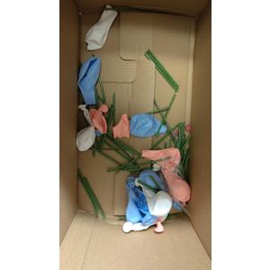 Lenwen 6 Sets Pink Blue Bear Baby Shower Decorations for Gender Reveal, Letter Boxes Baby Shower Table Centerpieces Bear Stuffed Animals Balloon with Stand Plush Toy Boxes for Birthday Party Wedding