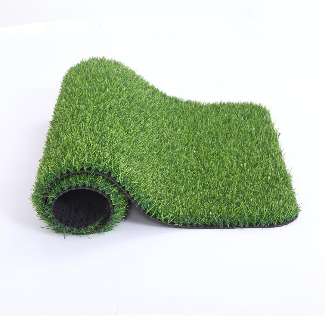 MAYSHINE Artificial Grass Door Mat - for Entryway Indoor/Outdoor Green Turf Rug, Perfect for Dog Potty Training and Multi-Purpose Use 29.5x17inches 