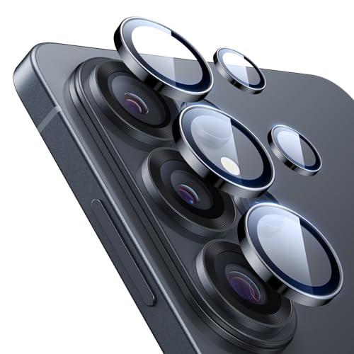 ESR for Samsung Galaxy S26 Ultra Camera Lens Protector, Individual Lens Protectors, Ultra-Thin Tempered Glass with Aluminum Edging, Case Friendly, 1 Set, Black