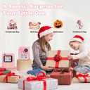 Instant Print Camera for Kids, 1080P Video Camera with 3 Print Rolls, 32GB Card & Cute Cover, Gift for Girls Boys Age 3-12, Toddler Digital Camera with Games, Filters, Music Pink