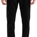 Calvin Klein Mens Straight High Stretch Jeans (33W x 30L, Ck Classic Black)