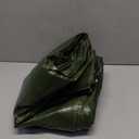 RAINDEWAY 8x10 Feet Tarps Heavy Duty Waterproof,16 Mil Heavy Duty Poly Tarp,UV Resistant,Tear Resistant Outdoor Multipurpose Tarp with Grommets and Reinforced Reinforced Edges,Green/Silver