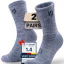 Juclise Baby Alpaca Wool Lightweight Micro Crew Socks for Men & Women (S)