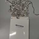 Junkin 3 Rows 6 Yards Crystal Rhinestone Trim Close Chain Bling Diamond Rhinestone Jewelry Chain for Crafts DIY Sewing Clothing Wedding Party Making Decorations Bridal Embellishments (Black and White)