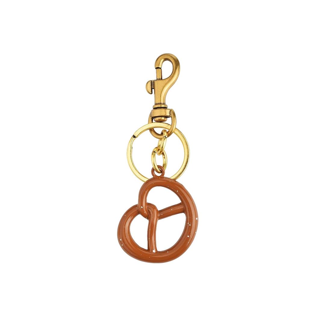 2 x KIYOMIL Keychain Bag Charm for Car,Cute Cookie Key Chains Accessories for Tide Bag(Silver)