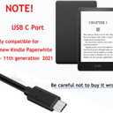 5Ft USB C Charger Compatible with Kindle Paperwhite 11th 12th Generation,Kindle Paperwhite Signature Edition 2021 2024
