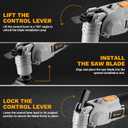 20V Cordless Oscillating Tool with Battery, Brushless Variable Speed Oscillating Multi-Tool with 3 Oscillation Angle, 25 Accessories, Ideal for Cutting, Sanding, Grinding, Scraping & More