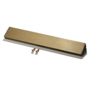 Finger Pulls for Cabinets Drawers - Aluminum Alloy Concealed Handle for Home Kitchen Door Dresser, Easy Installation (2, Bronze, 200mm/7.88inch)