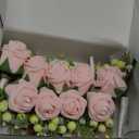 Ling's moment Boutonniere for Men, 10pcs Groomsmen Guest Boutonniere, Artificial Flowers for Wedding Dcor/Prom/Homecoming,etc.Blush Pink