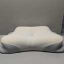 DONAMA Cervical Pillow for Neck and Shoulder,Contour Memory Foam Pillow,Ergonomic Neck Support Pillow for Side Back Stomach Sleepers with Pillowcase (Queen Size 24.8"Lx14.96"Wx5.51"H, Light Grey)