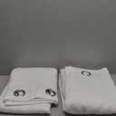 NICETOWN 100% Blackout Window Curtain Panels, Cold and Full Light Blocking Drapes with Black Liner for Nursery, 84 inches Drop Thermal Insulated Draperies (White, 2 Pieces, 52 Wide Each Panel)