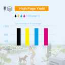 BeOne 822XL Ink Cartridges High Yield Remanufactured Replacement for Epson 822XL Ink Cartridges for 822XL Printer for Epson WF-3820 WF-4820 WF-4830 WF-4833 WF-4834 WF-3823 Printer (5 Pack)