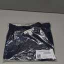 Amazon Essentials Women's Georgette Long Sleeve Relaxed-Fit Pockets Shirt (XX-Large, Navy)