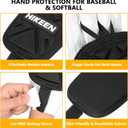 Hikeen Baseball Hand Guard Protective Hand Shield Hand Protector for Batting Hitting Right + Left Hand Hitters for Adults