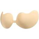 SAMFLAG Sticky Bra Backless Backless Strapless Bra Push Up for Nipple Cover Suitable for Daily, Party, Weddings Dress wear C