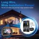 2026 TV Antenna Indoor Outdoor, 3200+ Miles Long Range for Local Channels, HDTV Antenna with Inline Amplifier for Smart TV - Clear Reception for 8K 4K 1080P, 26ft Cable