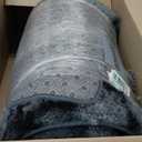 Abstract Shaggy Area Rug 4' x 6' Plush Furry Rugs for Living Room, Tie-Dyed Dark Grey Soft Fluffy Rugs for Bedroom Grils Boys, Fuzzy Rug for Nursery, Dorm. Shag Carpet for Kids Room Decor