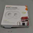 AIEVE Mixer Bowl Covers,Mixer Splatter Guard Lids for KitchenAid 4.5-5 Quart Tilt-Head Stand Mixer(2 Pack)