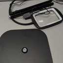 30X 10X Extra Large Floor Magnifying Glass with Light and Stand,60 LED Flexible Gooseneck Floor Magnifying Lamp with 5 Color Modes, 2-in-1 Lighted Magnifiers for Close Work, Sewing,Crafts, Painting (Black)