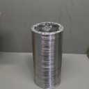 VIVOSUN 6 Inch 25 Feet Flex Air Aluminum Duct for Ventilation, 2 Clamps Included, Long Heavy-Duty Multi-Layer Dryer Hose Vent Kit, Duct Fan Systems (Silver)