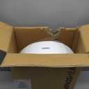 Carex 3.5 Inch Raised Toilet Seat with Arms, Round Toilet Seat Riser, 300 lbs Capacity, Elevating and Raising Seat for Elderly and Handicap, Universal, Slip-Resistant with Padded Handles, White