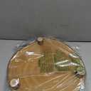 Rustic Wood Cake Stand - 11-13 Inch Wooden Slice with Legs for Elegant Wedding, Birthday, & Woodland-Themed Parties（1Pcs）